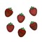 Buttons Galore and More Craft & Sewing Buttons - Strawberries - 18 Buttons